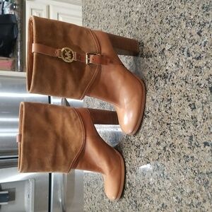 Michael Kors Cognac Booties Size 10